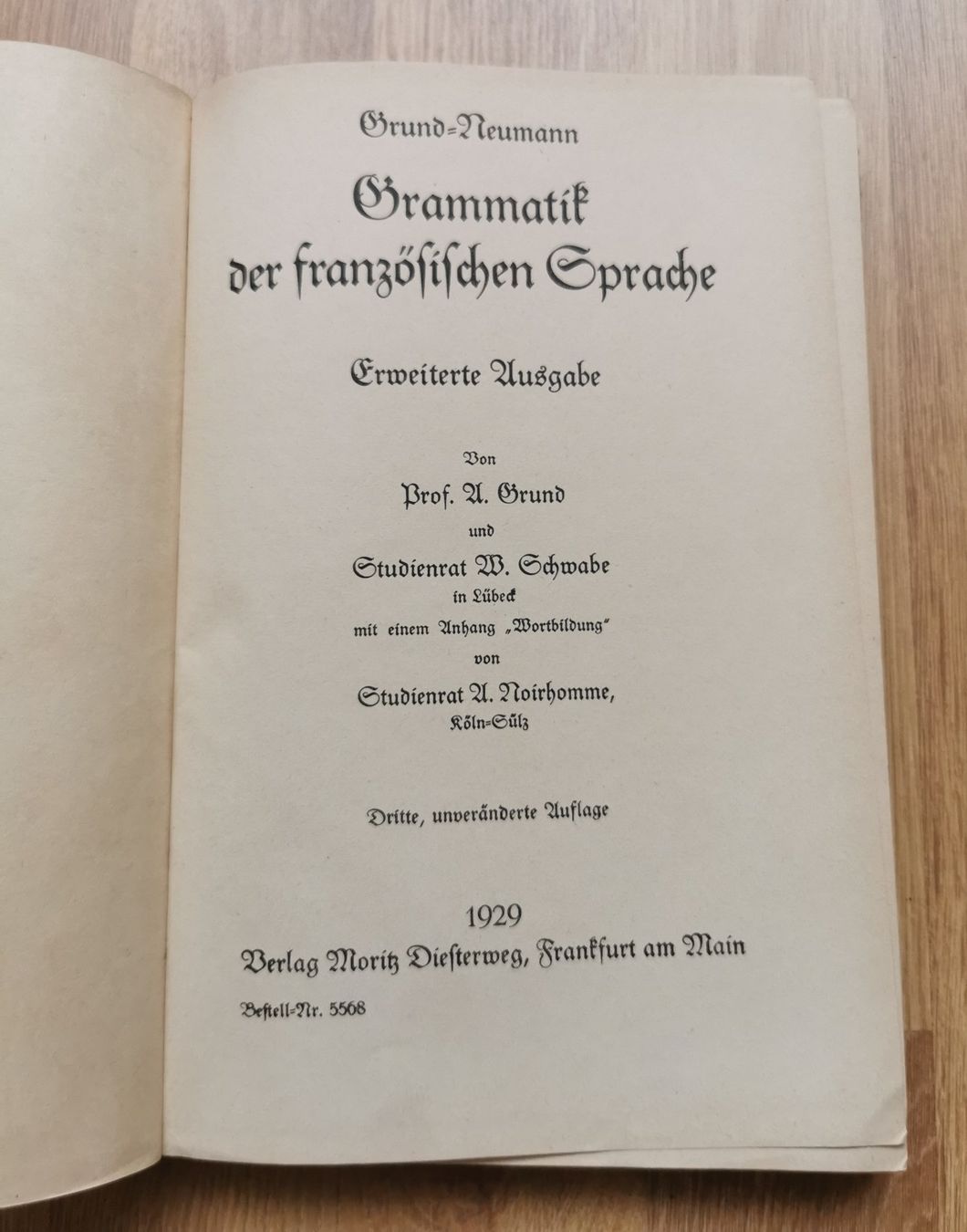 Libri: Grammatik der Französischen Sprache – Usato da Birsfelden venduto da dsc_f8gx 1