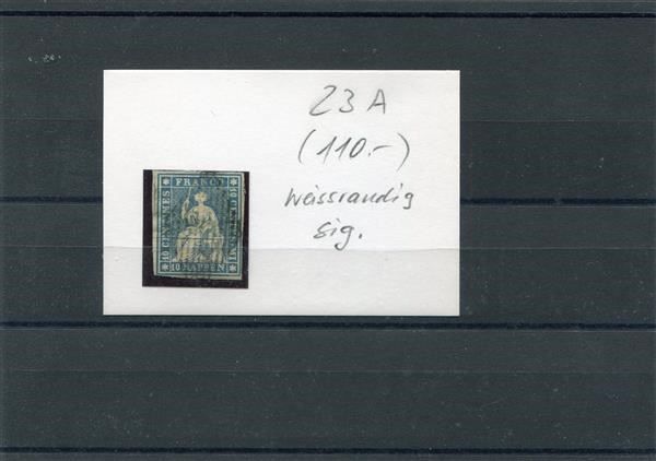 Tous les timbres: Strubel Nr. 23A weissrandig – D'occasion à Winterthur par Kyoung
