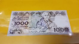Portugal 1000 Escudos Geldschein, 1993