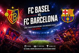 FC Basel vs. FC Barcelona / 2 Tickets nebeneinander