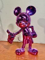 Mickey Mouse Figure Chrome Purple Shiny