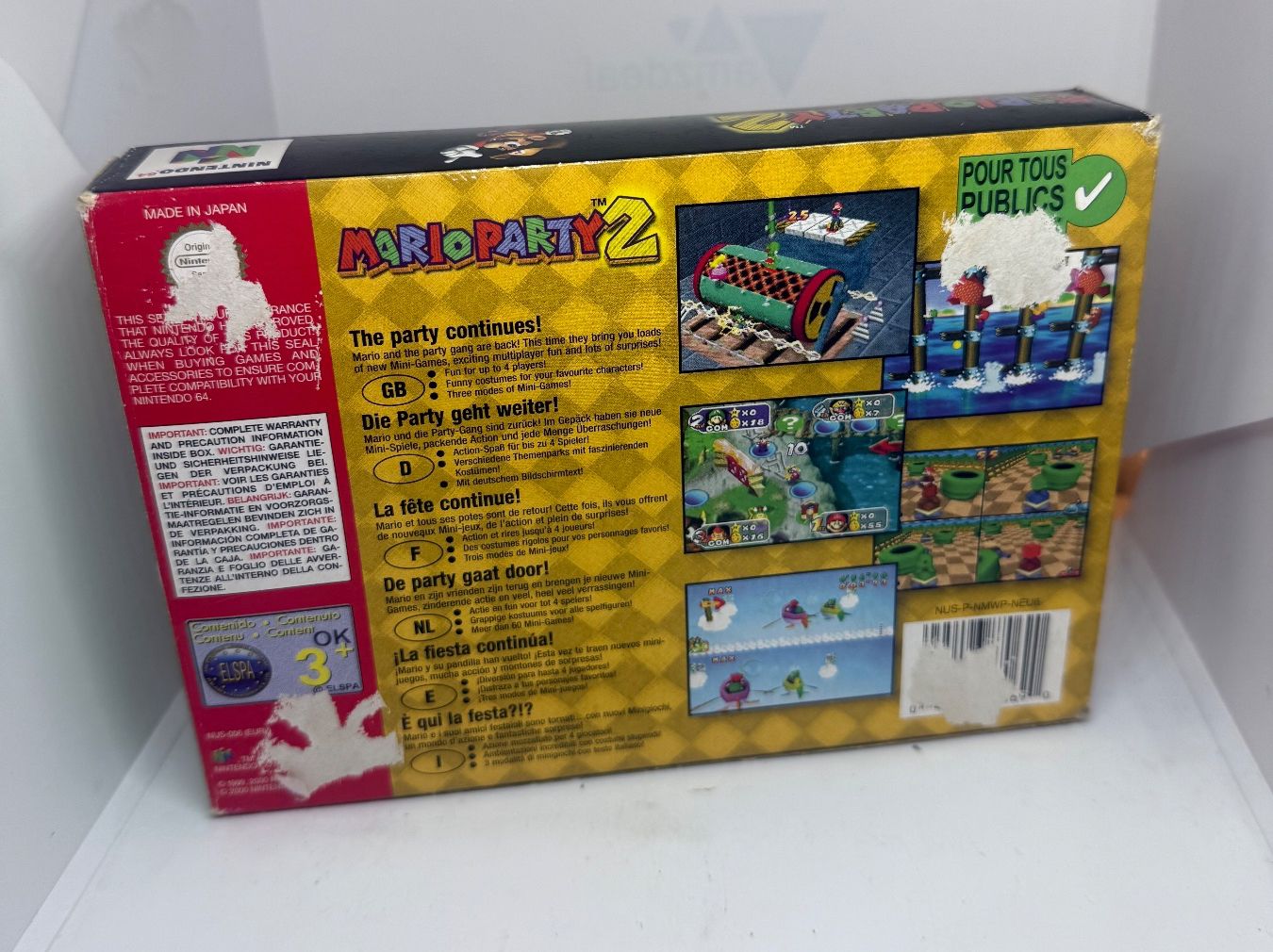 Nintendo Giochi: Mario Party 2 N64 Nintendo OVP – Usato da Dietlikon venduto da NESFEVER 1