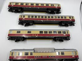 Märklin DB-TEE 4 Personenwagen ca 1970 H0