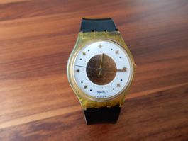 Uhr Swatch Swiss Swatch AG 1991 Gold