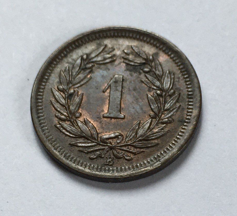 Tutti le monete: 1900 1 Rappen unz – Nuovo (secondo la descrizione) da Kirchberg SG venduto da Z-Collection 1