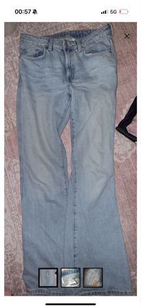 Jeans blau flaired