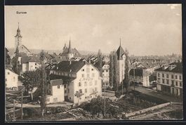 Sursee, Strassenpartie mit Gasthof a. M