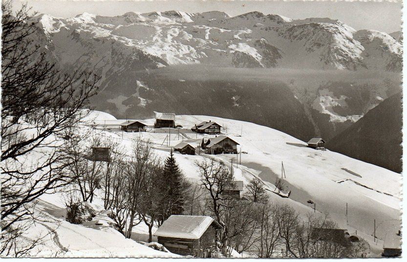 Ansichtskarten: BRAUNWALD Rubschen mit Murgseegruppe – Gebraucht aus Jona von philajona