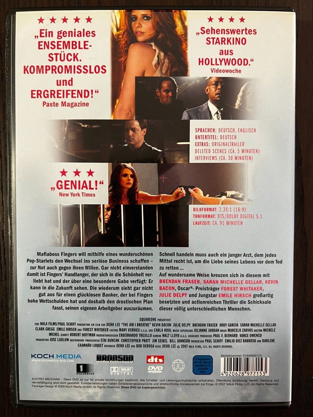 Tutti i DVDs: The Air I Breathe – Usato da Zürich venduto da FilmFreunde 1