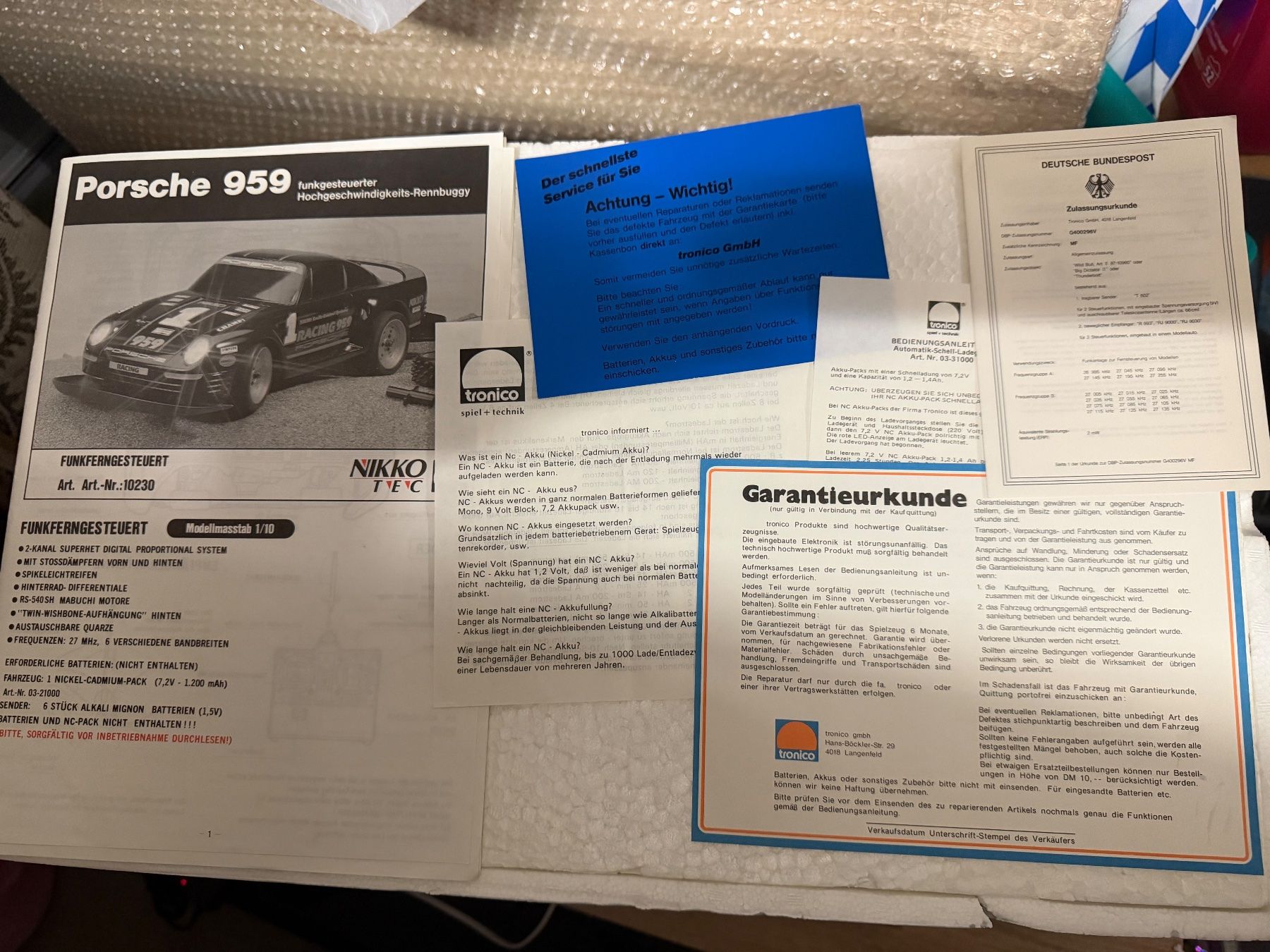 Nikko RC Kits de montage: Porsche 959 von Nikko TEC – D'occasion à Bülach par zen_cjj8 1
