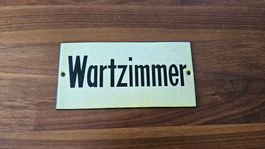 Original Emailschild "Wartezimmer"