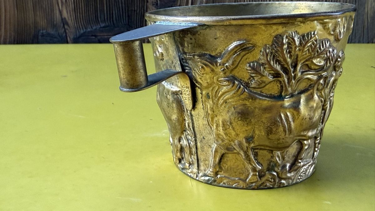 Tazze: Vaphio Becher Metall feuervergoldet – Usato da Riedholz venduto da Frettchen63 3