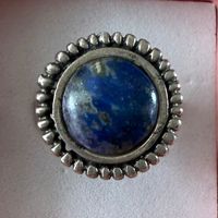 925 Sterlingsilber Ring mit Lapislazuli Stein 💙