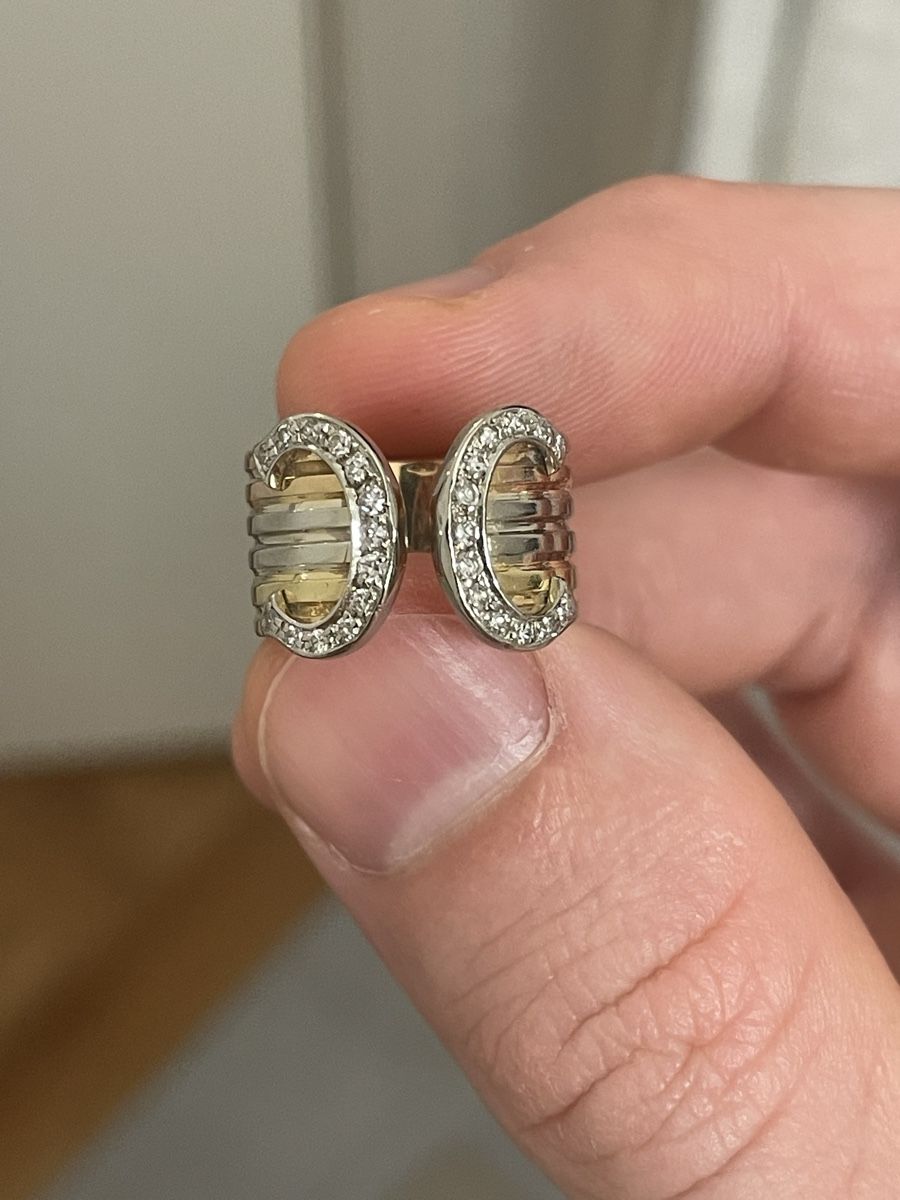 Cartier Anelli: Bague Double C – Usato da genève venduto da champanonono