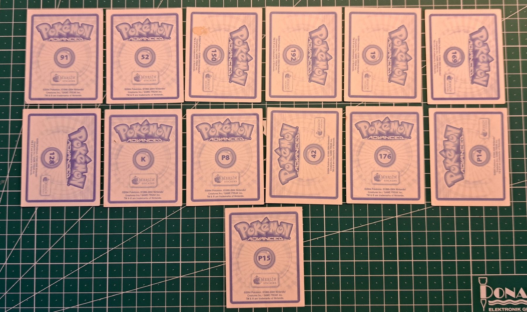 Pokémon Sammelbilder & Trading cards: 13 Stück Pokémon Advanced Sticker | Merlin – Gebraucht aus Reiden von Zizki 1