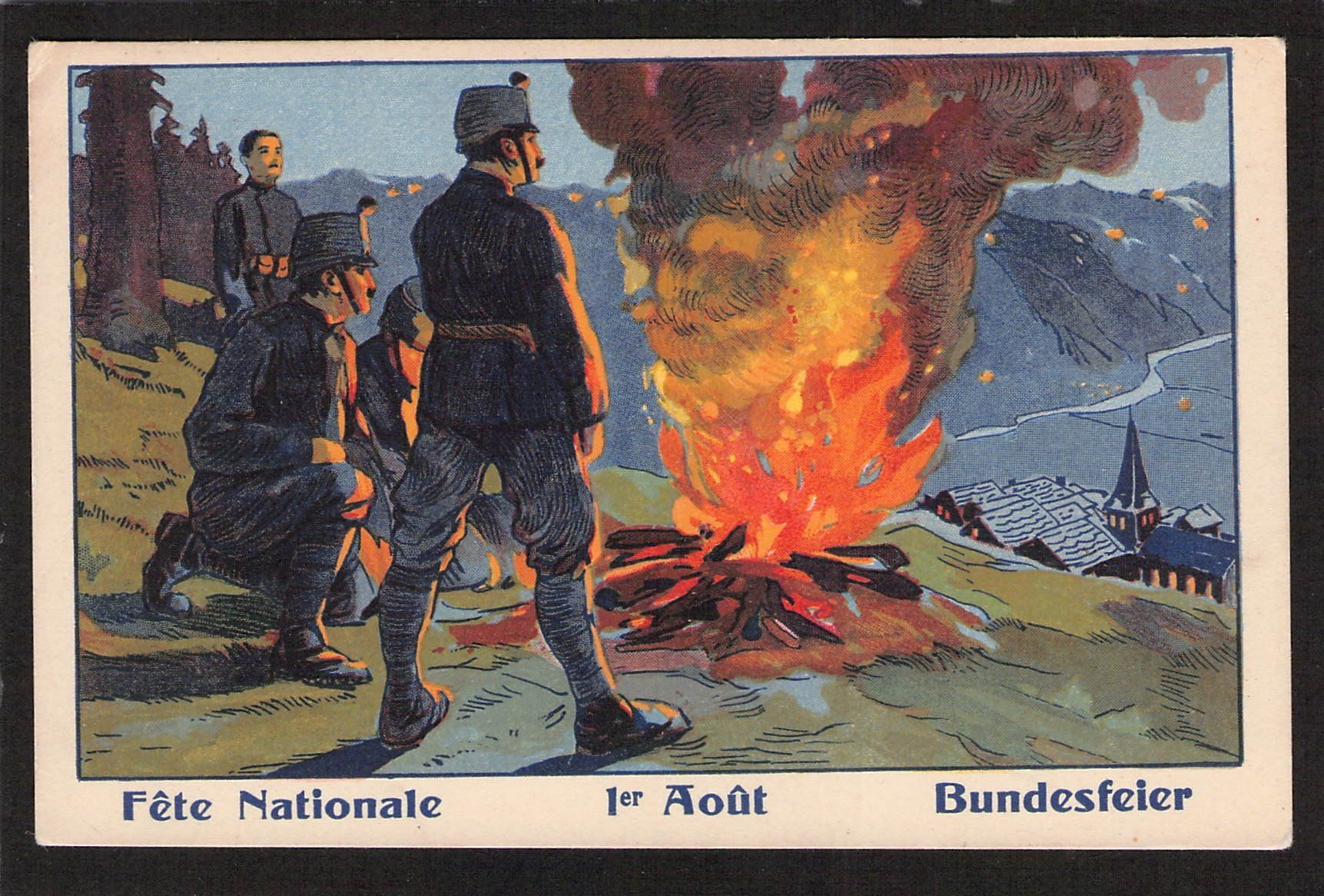 Tutti i francobolli: Bundesfeierkarte Mitläufer E1916 /11 – Usato da Reichenburg venduto da Pipo-67