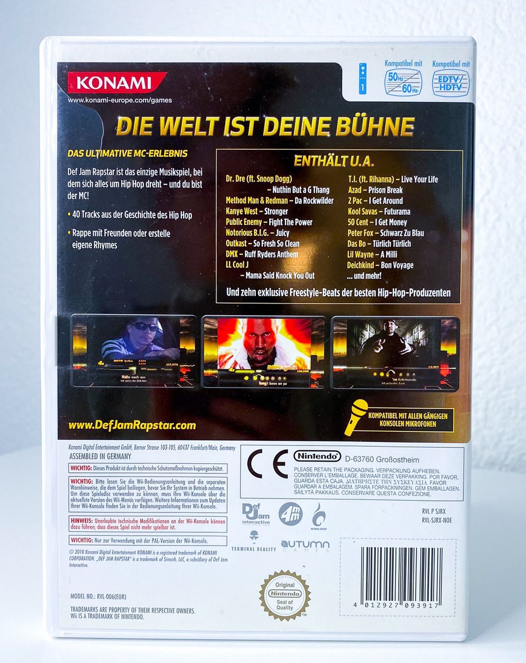 Nintendo Giochi: Def Jam Rap Star Nintendo Wii – Usato da St. Gallen venduto da bubblybee 1
