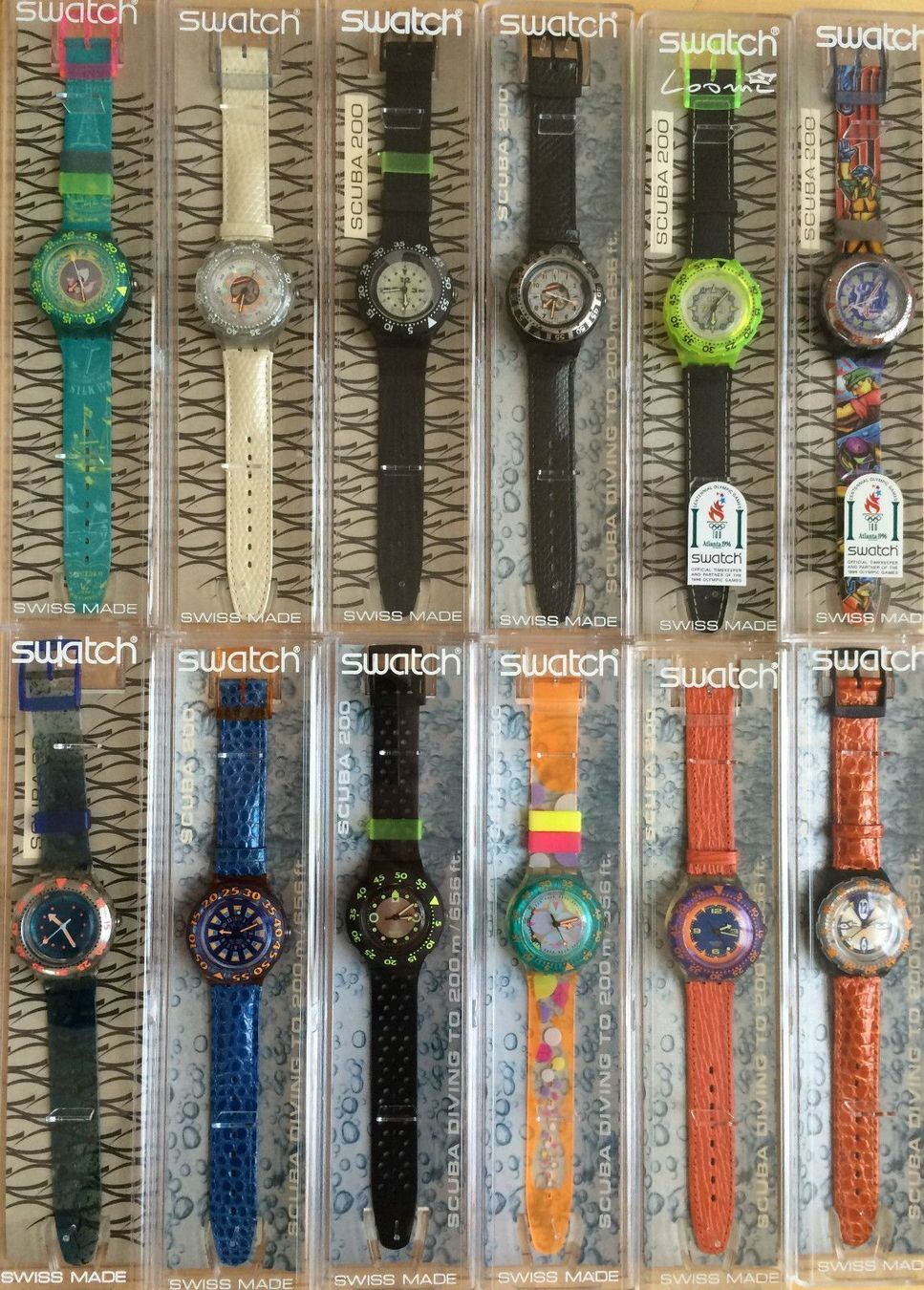 Swatch Orologi: SWATCH Sammlung / Total 56 SCUBA Uhren – Nuovo (secondo la descrizione) da Maur venduto da Makiga7