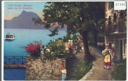 Grotto Helvetia sulla via di Gandria - Litho