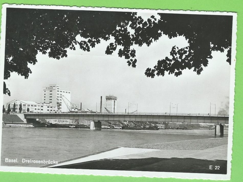 Cartoline postali: Basel, Dreirosenbrücke – Usato da Zürich venduto da t24_de