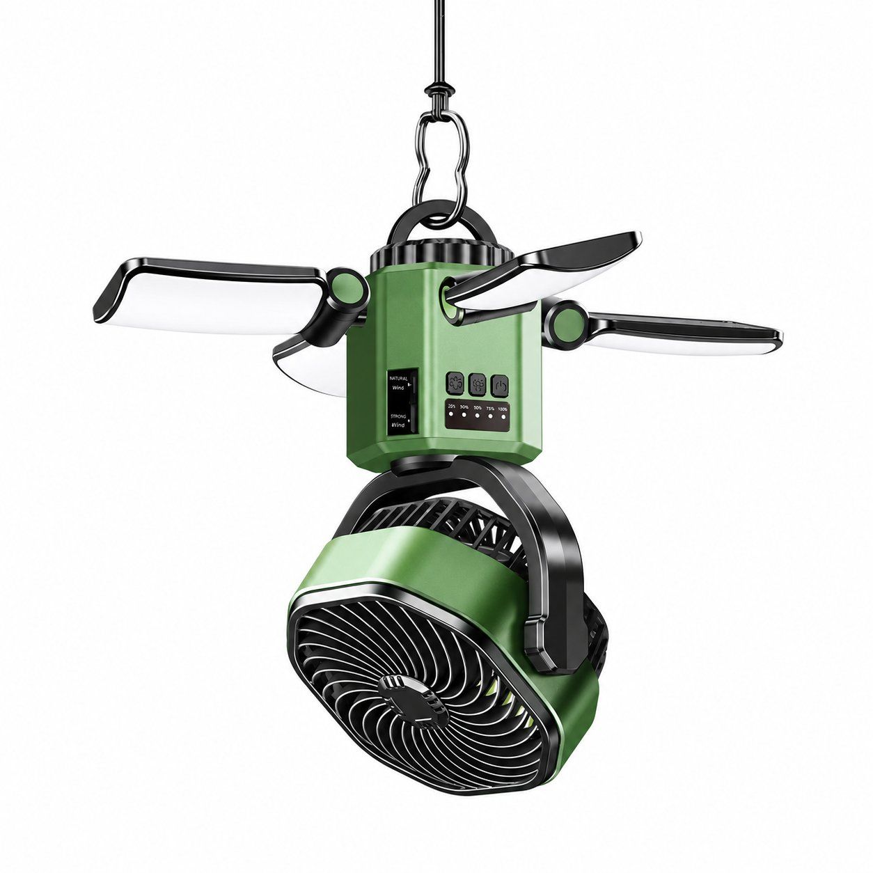 Ventilatori: NEU Camping Ventilator Solar Lampe USB / Ventilateur solaire – Nuovo e nell'imballaggio originale da Isérables venduto da Alfaga 8
