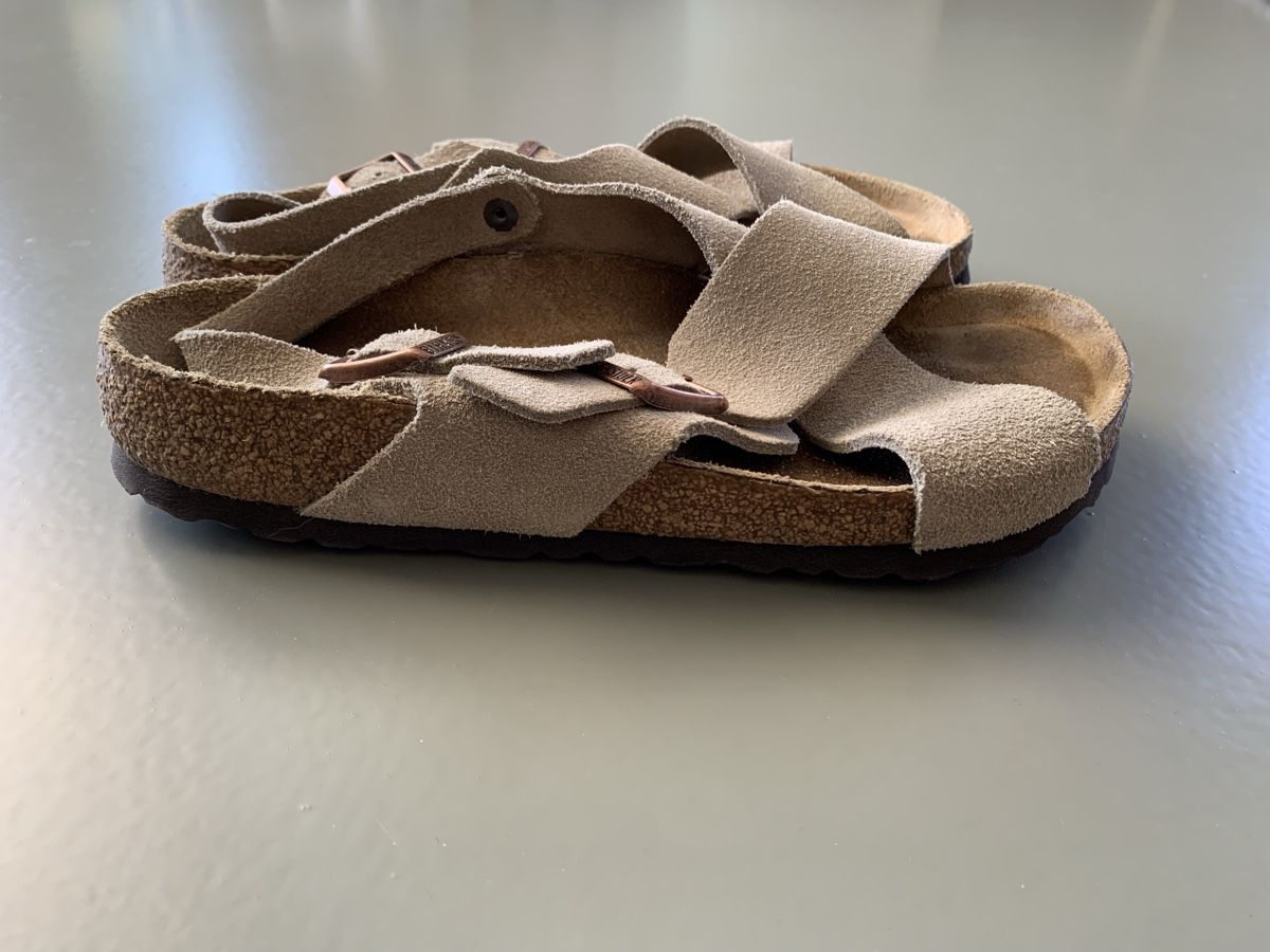 Birkenstock Damenschuhe: Birkenstock Tulum, Gr. 38 beige – Gebraucht aus Zürich von Mar_Ger
