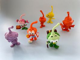 7x Schnorchels Comicfigur 80er SEPP Schleich W. Germany u.a.