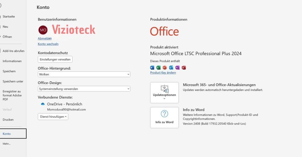 Microsoft Applications: Microsoft Office Professional Plus 2024 PC Licence neu – D'occasion à Reconvilier par Vizioteck 3