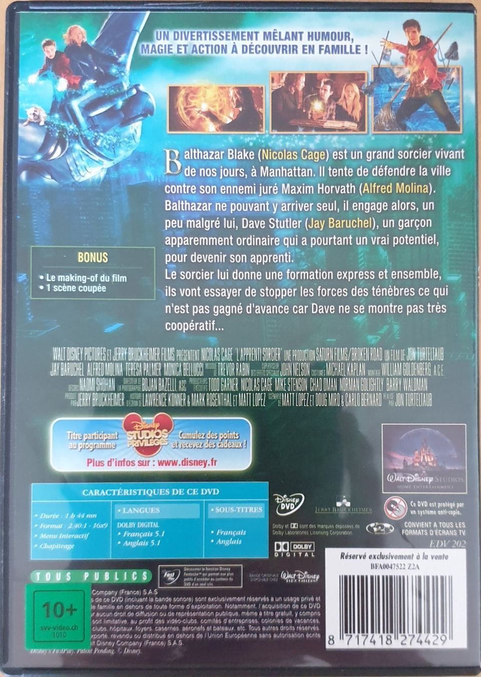 Alle DVDs: L'Apprenti Sorcier (2010) – Gebraucht aus La Tour-de-Peilz von Resize 1