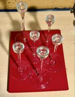 Set of 6 Elegant Glass Candle Holders for Festive Nights