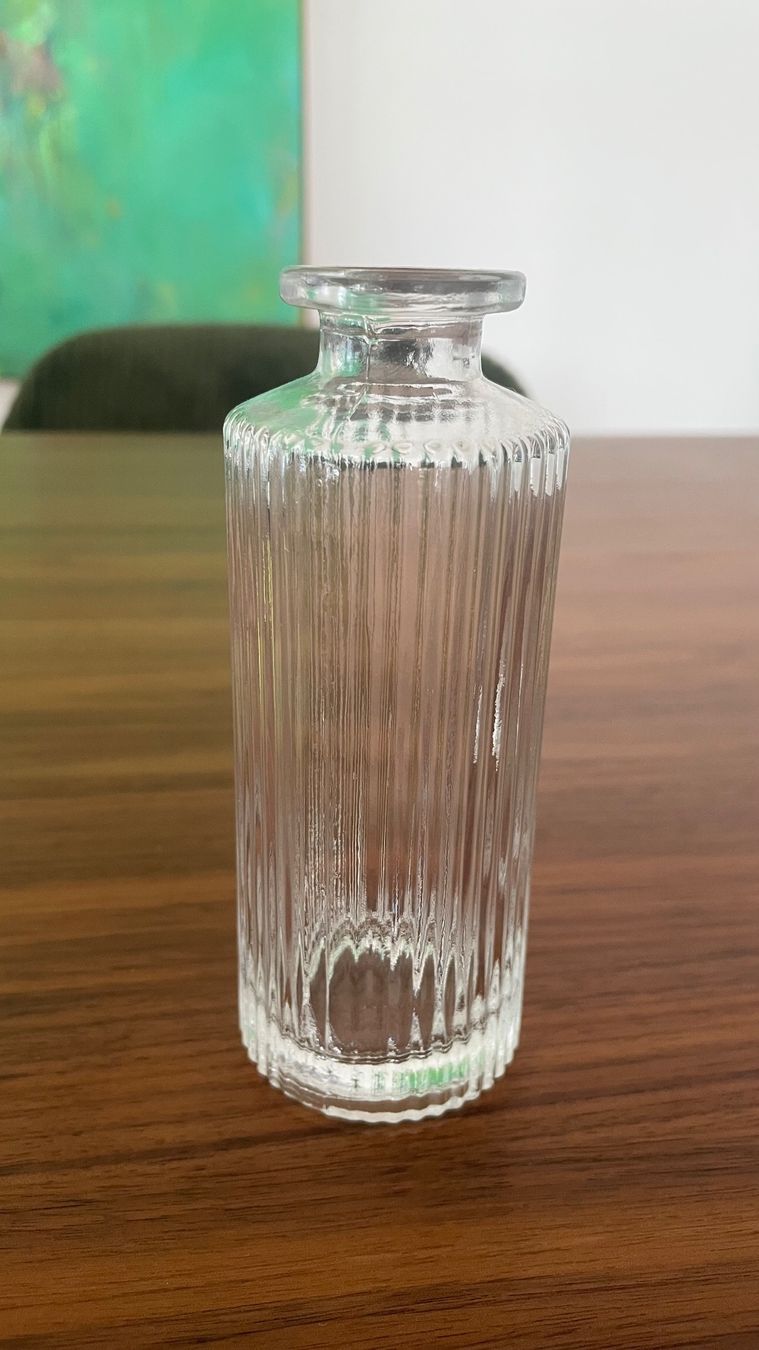 Vasen & Gefässe: 3 Glasvasen geriffelt klein – Gebraucht aus Wetzikon ZH von Filopf 2