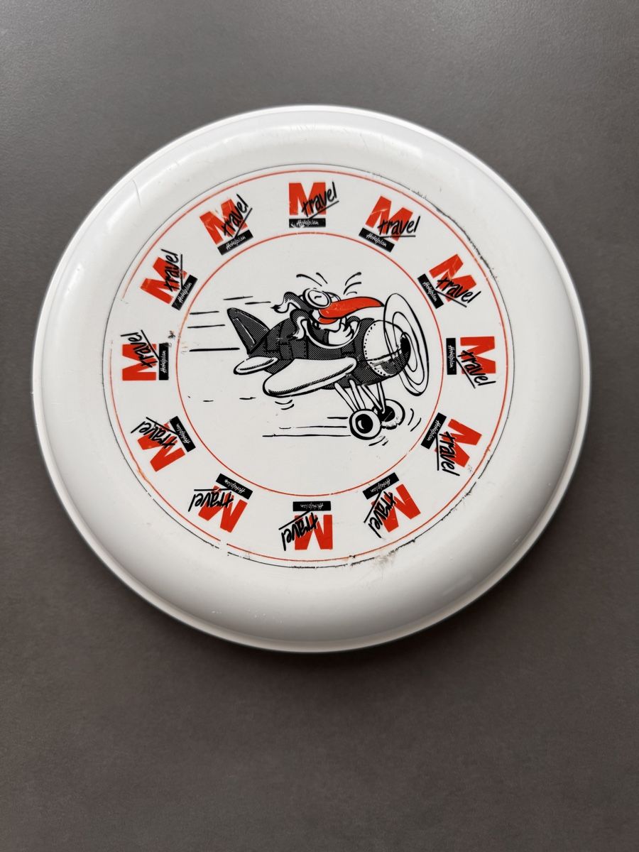 Migros Giocattoli: Frisbee "M-Travel" Hotelplan – Usato da Honau venduto da sainj