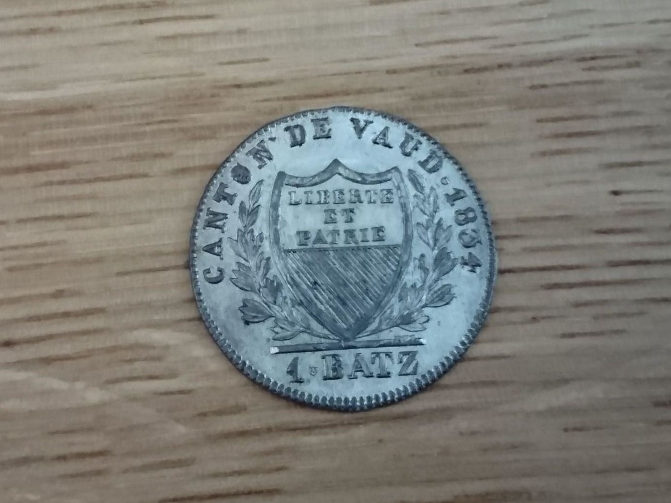 Alle Münzen: Waadt / Vaud: 1 Batzen 1834 Top + – Gebraucht aus Pfungen von Aguti77