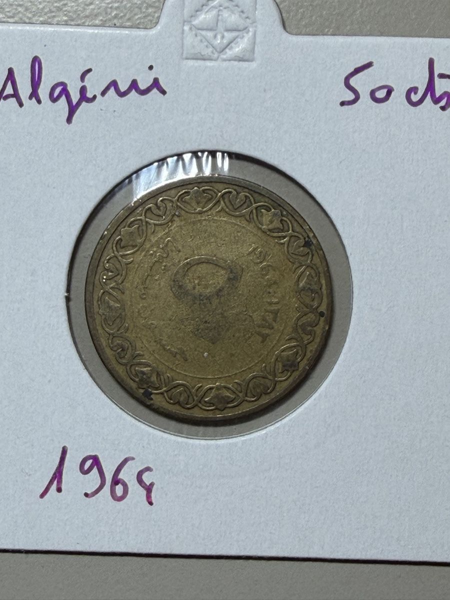 Alle Münzen: Algérie - 50 centimes - 1964 – Gebraucht aus Payerne von Mike1682
