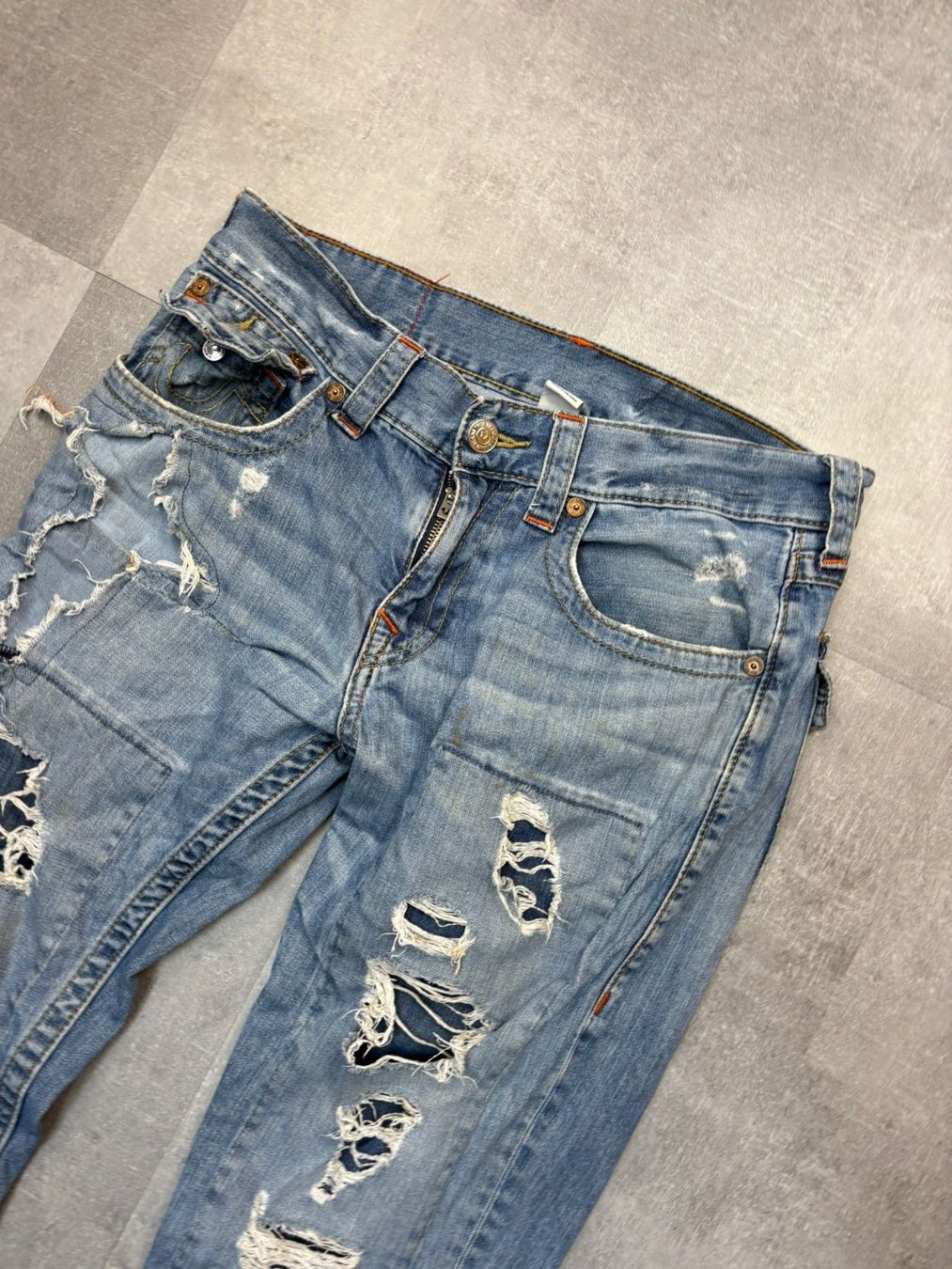 True Religion Jeans: True Religion Straight Jeans - Grösse L/32 – Usato da Werdenberg venduto da hase.vintage 2