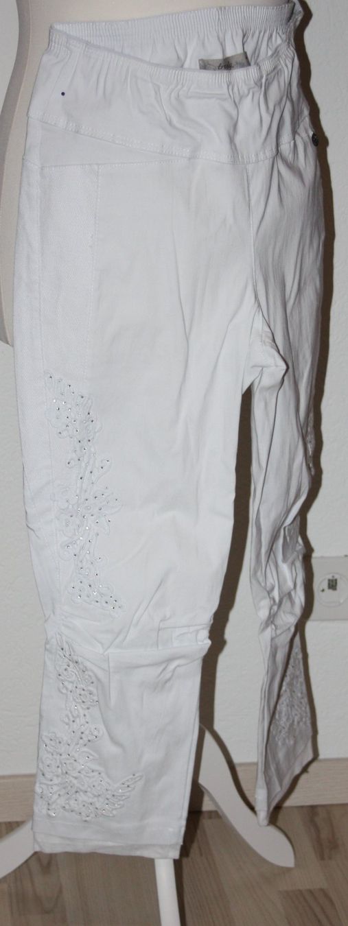 Hosen: Hose TREDY weiss Gr. 44 NEU – Neu (gemäss Beschreibung) aus Flüelen von Diversicum-Curvy 1