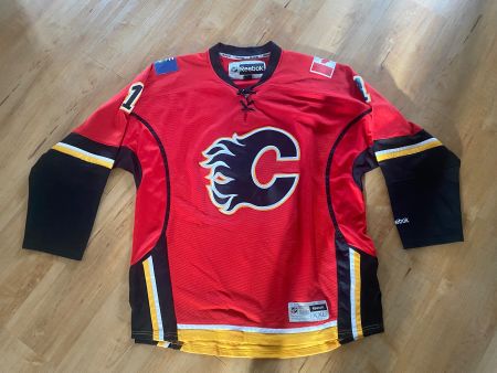 Eishockey Trikot Jonas Hiller calgary flames nhl reebok xxl