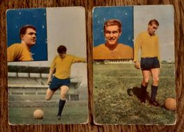 2 Football Gum Sammelbilder 1964 FC La Chaux-de-Fonds