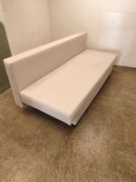 Schlafsofa Sofa Ikea Asarum beige mit Stauraum