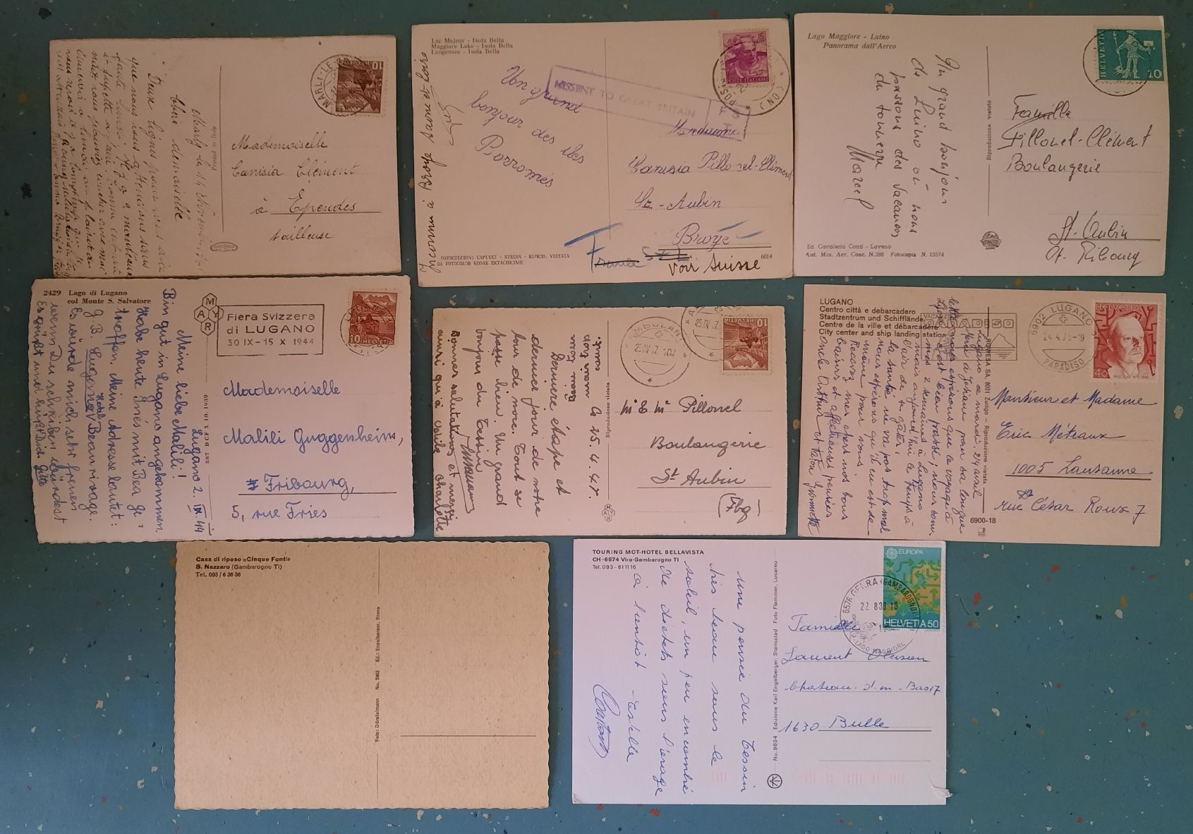 Cartoline postali: Ansichtskarten Tessin, Los V, 8 Stück – Usato da Marly venduto da neu-adlerauge65 1