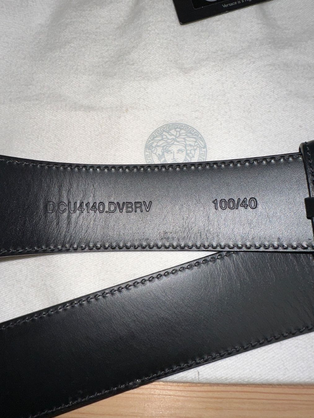 Versace Gürtel: Versace / Medusa Leder Gürtel / Original – Gebraucht aus Herzogenbuchsee von TCG-High-Quality 6