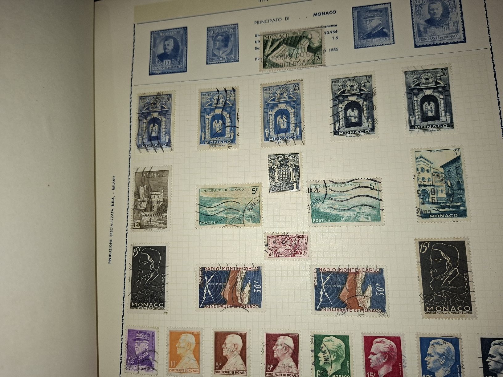 Tutti i francobolli: Album div. Länder 50S – Usato da Balgach venduto da SIMEON27 5