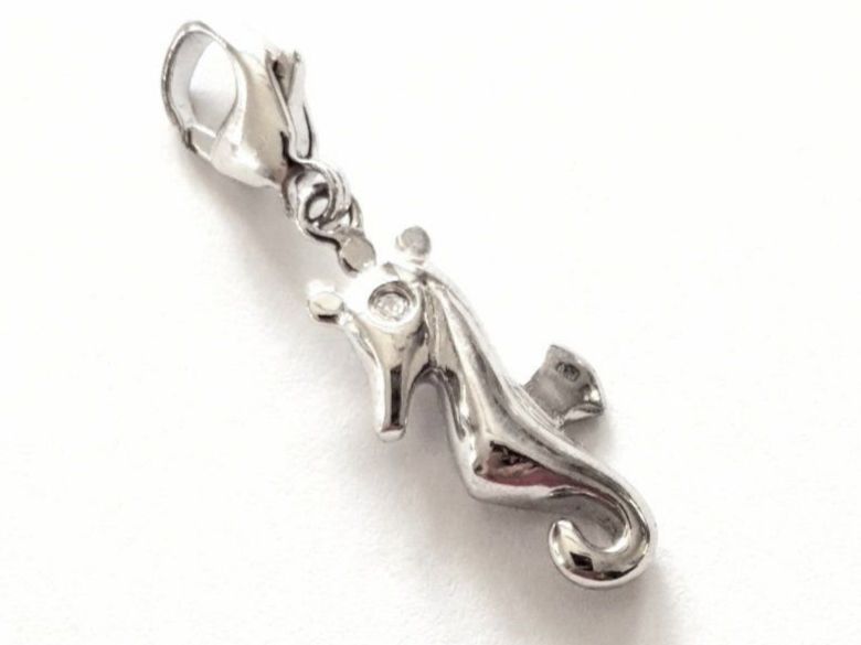 Anhänger: Charm "Seepferdchen" Silber 925 (rhodiniert) – Neu und originalverpackt aus Uetikon am See von Coralreef