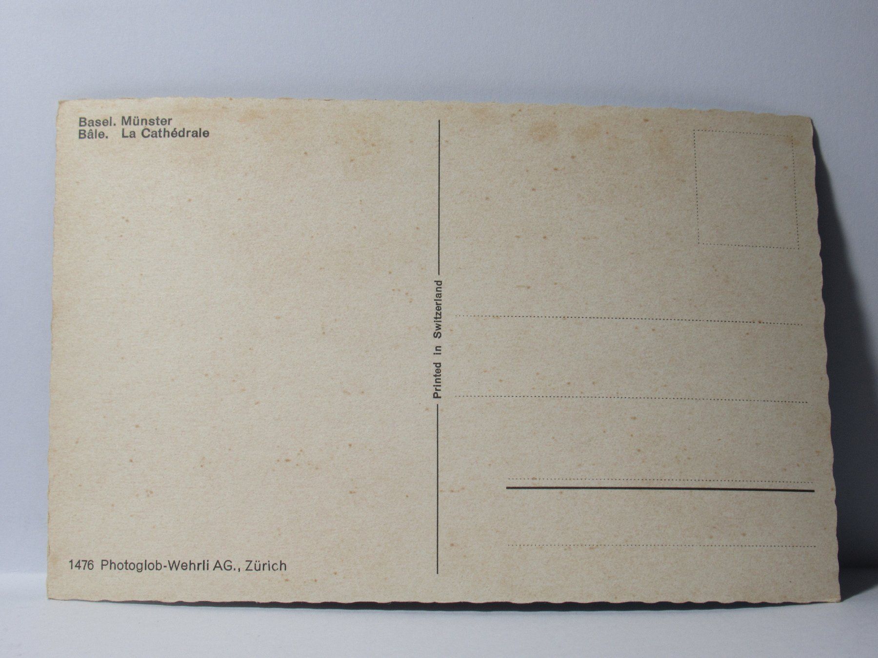 Cartoline postali: Basel , Münster – Nuovo (secondo la descrizione) da Grenchen venduto da Bluemchen1900 1