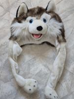Tier Wintermütze Hund Husky