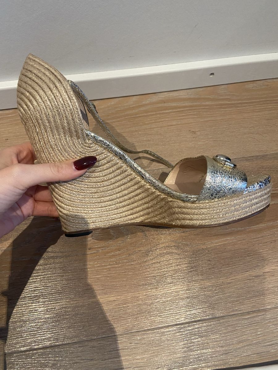 Gucci Scarpe da donna: Gucci Wedge mit Horsebit gold – Usato da Embrach venduto da tarosa99 3