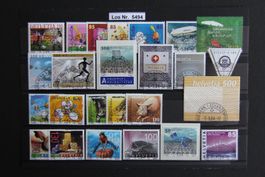 CH 2004 Serien mit ET Halbmondstempel               Los 5494