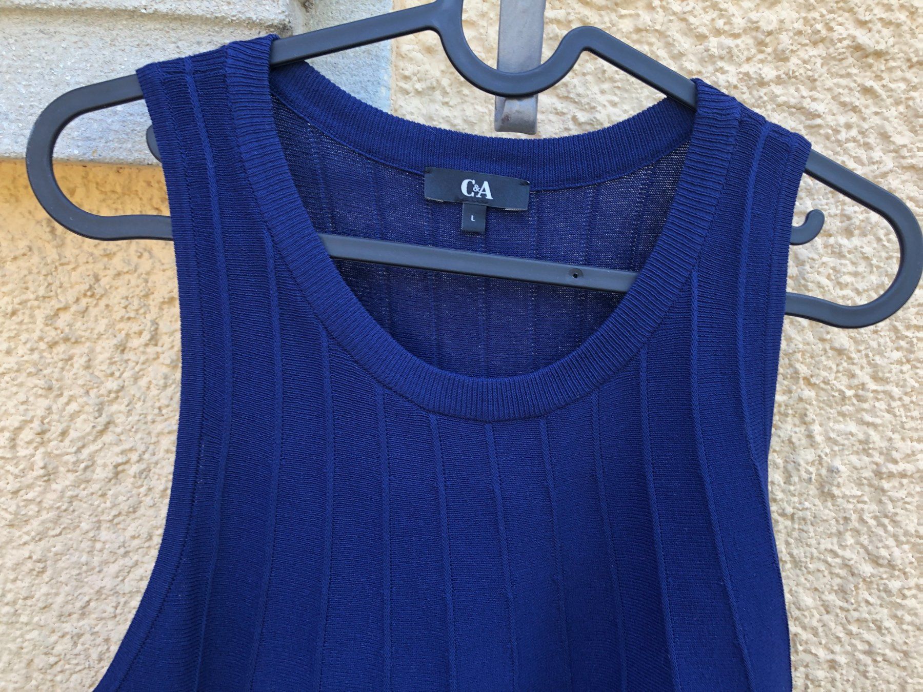 C&A Top: C&A dunkelblaues Sommer-Top L – Usato da Wädenswil venduto da Pixie_ 3