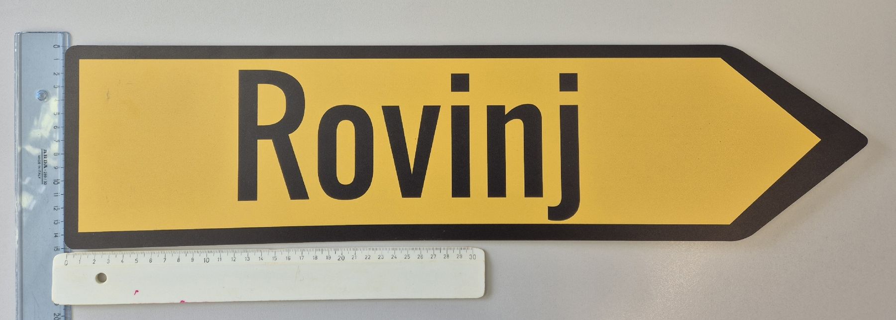 Insegne: Replika-Strassenschild Rovinj (HR) – Usato da Lachen SZ venduto da bow_wdl9
