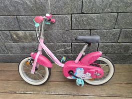 Kinderfahrrad Btwin 14 Zoll pink mit Stützrädern gebraucht